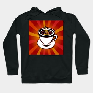 Hot Coffee Pop Art Hoodie